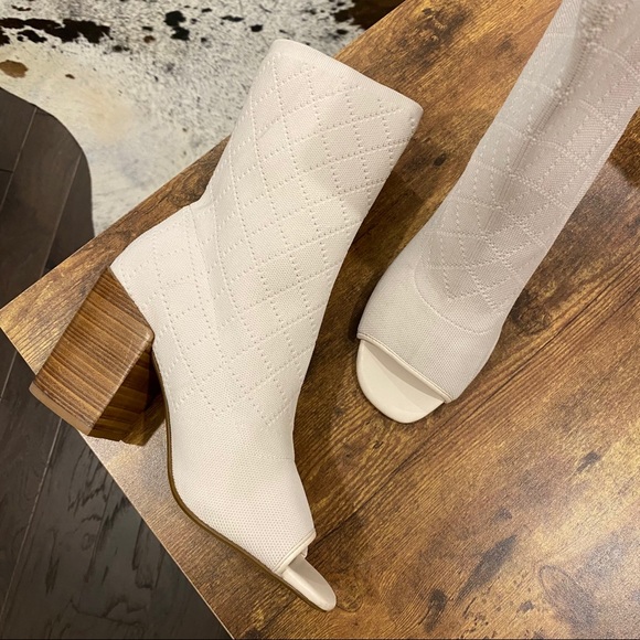 Kelsi Dagger Shoes - Kelsi Dagger Brooklyn Macey Knit Peep Toe Bootie